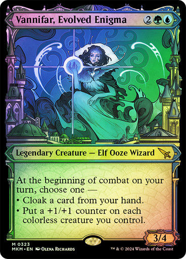 Vannifar, Evolved Enigma (mkm) (323) / Showcase Foil