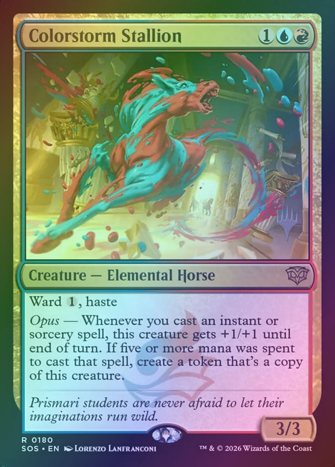 Colorstorm Stallion (PSOS) (180p) / Foil