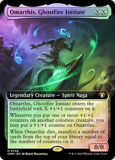 Omarthis, Ghostfire Initiate (cmm) / Extended Art / Foil