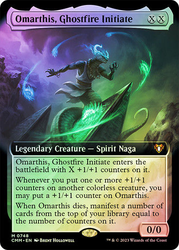 Omarthis, Ghostfire Initiate (cmm) / Extended Art / Foil