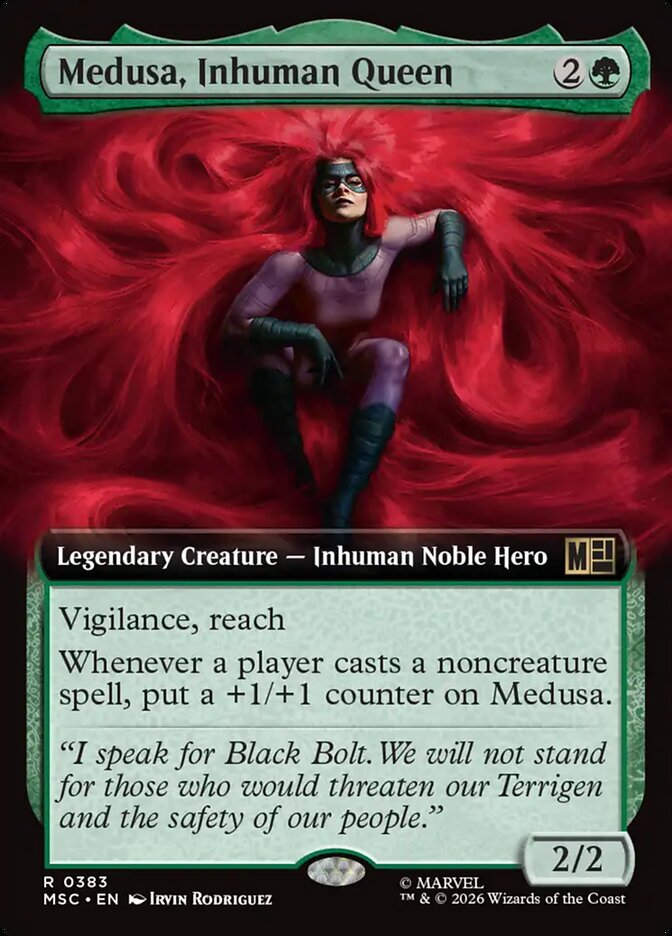 Medusa, Inhuman Queen (MSC) (383) / Extended Art