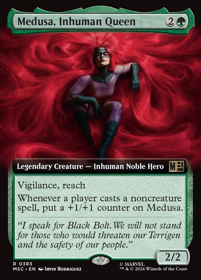 Medusa, Inhuman Queen (MSC) (383) / Extended Art
