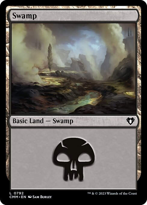 Swamp (cmm) (cmm_792) (Commander Deck)