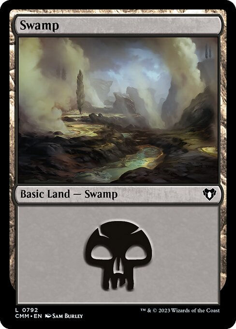 Swamp (cmm) (cmm_792) (Commander Deck)