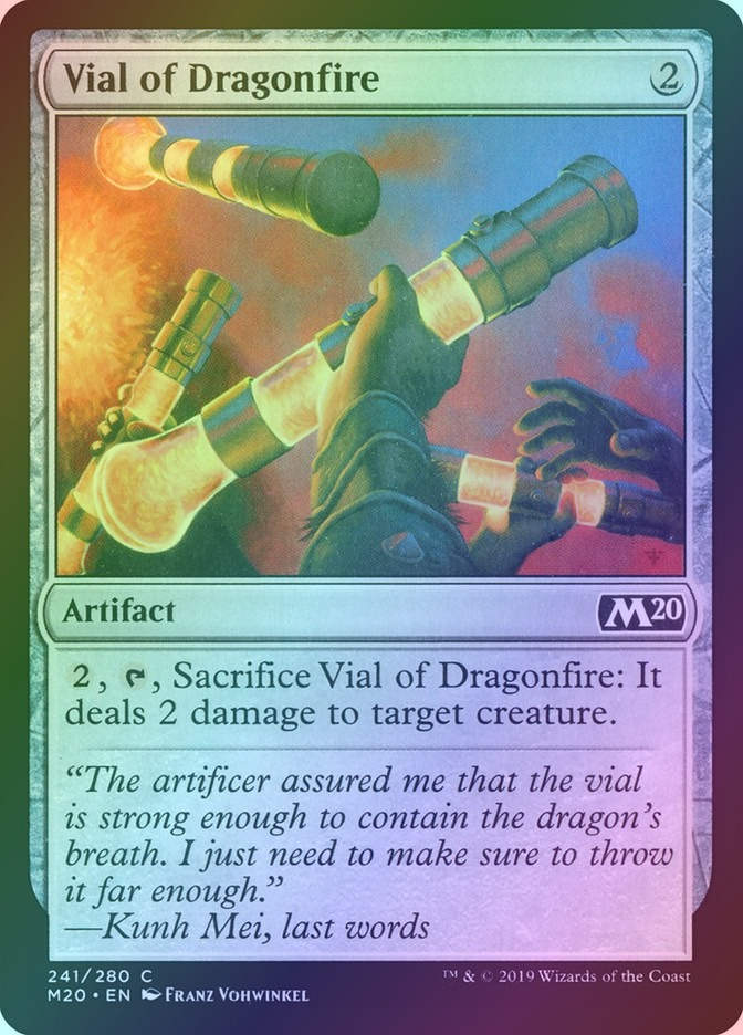 Vial of Dragonfire (M20) (241) / Foil