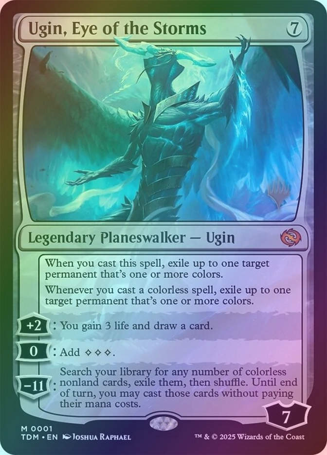 Ugin, Eye of the Storms (PTDM) (1p) / Foil