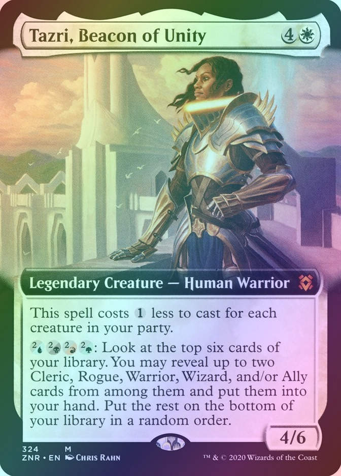 Tazri, Beacon of Unity (ZNR) (324) / Extended Art / Foil