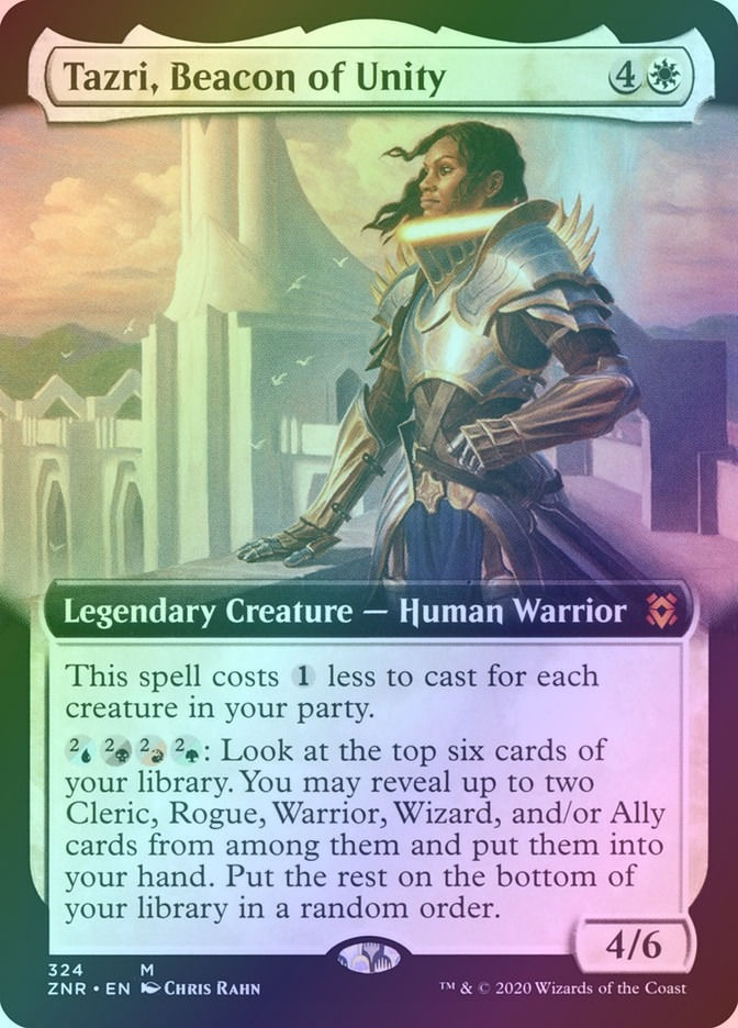 Tazri, Beacon of Unity (ZNR) (324) / Extended Art / Foil