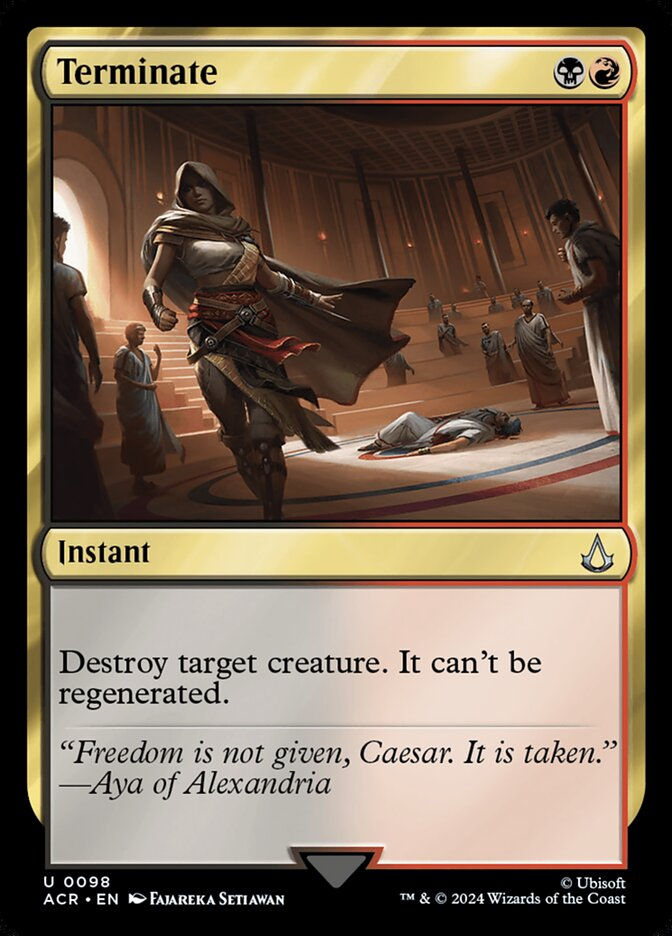 Terminate (ACR) (98)