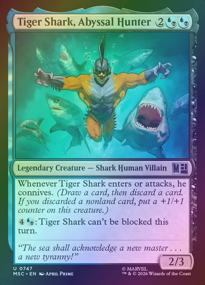 Tiger Shark, Abyssal Hunter (MSC) (747) / Foil