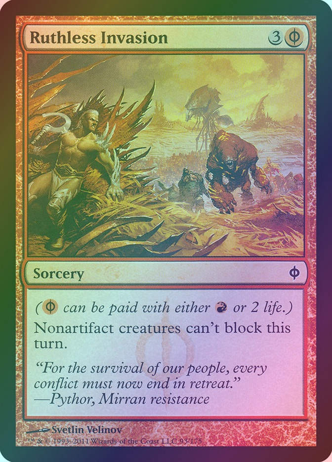 Ruthless Invasion (NPH) (93) / Foil
