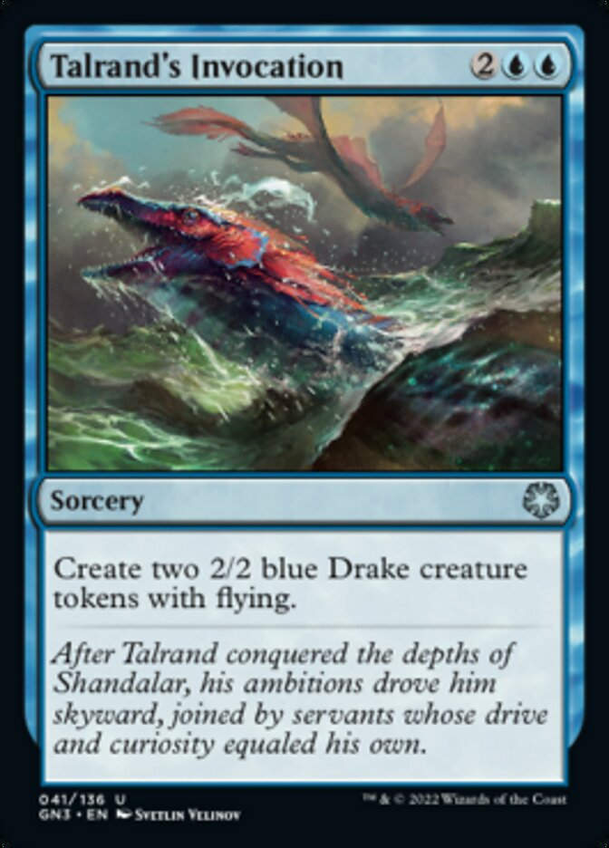 Talrand's Invocation (GN3)