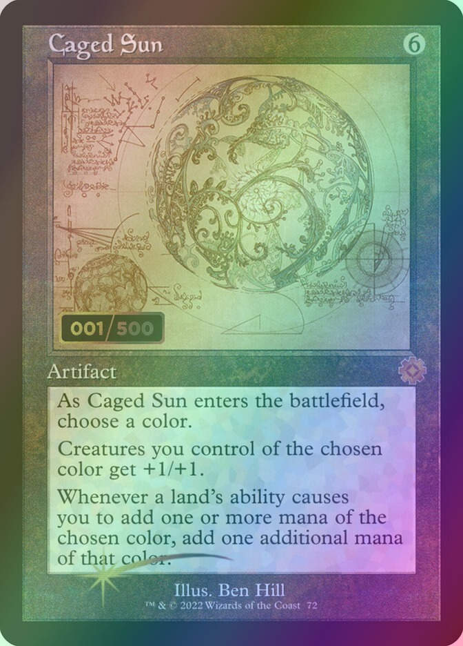 Caged Sun (BRR) (72z) / Serialized