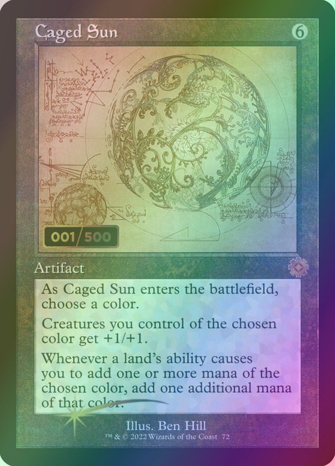 Caged Sun (BRR) (72z) / Serialized