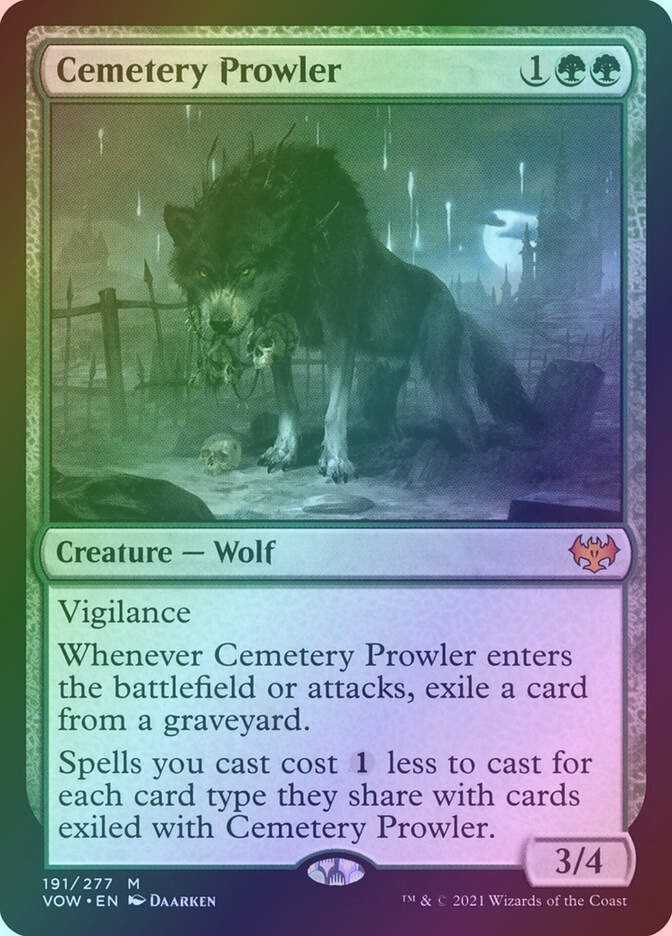 Cemetery Prowler (VOW) (191) / Foil