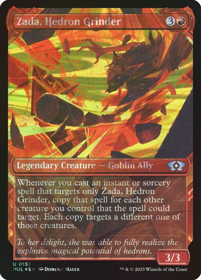 Zada, Hedron Grinder (MUL) (155) / Showcase / Halo Foil