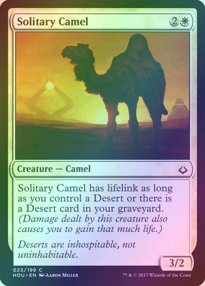 Solitary Camel (HOU) (23) / Foil
