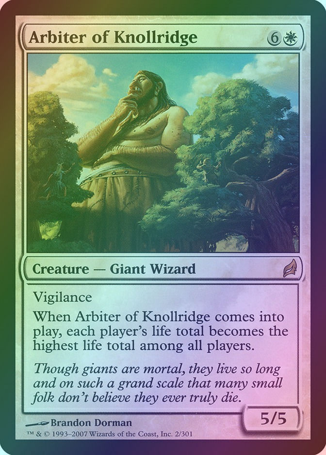 Arbiter of Knollridge (LRW) (2) / Foil