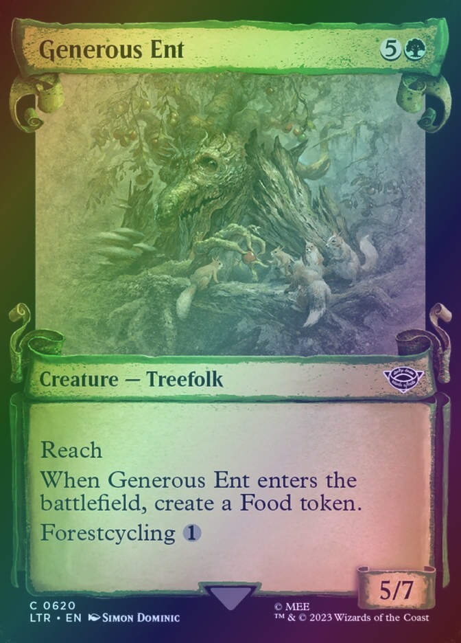 Generous Ent (LTR) (620) / Showcase / Foil