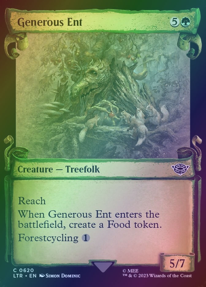 Generous Ent (LTR) (620) / Showcase / Foil