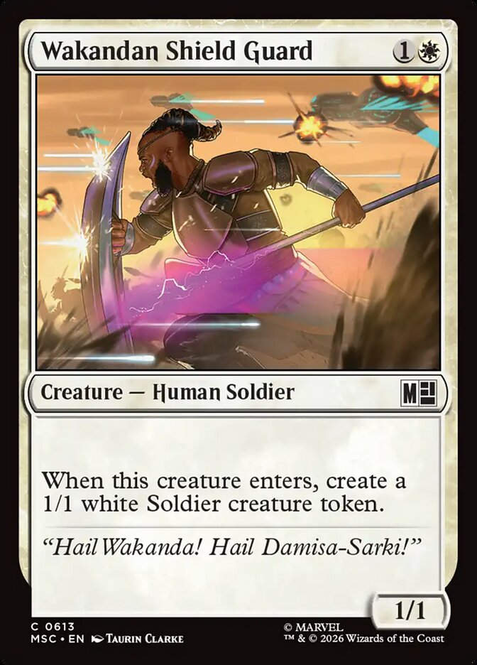 Wakandan Shield Guard (MSC) (613)