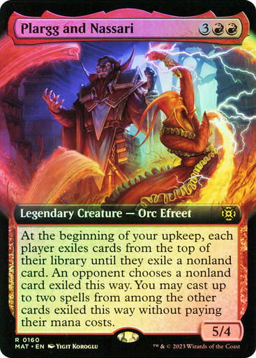 Plargg and Nassari (MAT) / Extended Art / Foil