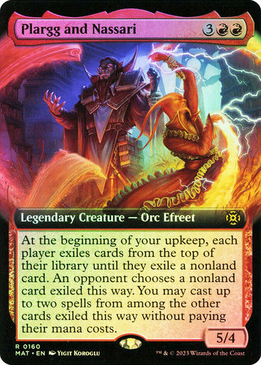 Plargg and Nassari (MAT) / Extended Art / Foil