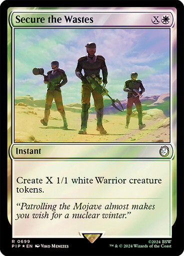 Secure the Wastes (pip) (699) / Surge Foil