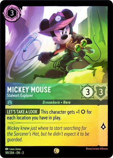 Mickey Mouse - Stalwart Explorer (LOR_ITI) / Foil