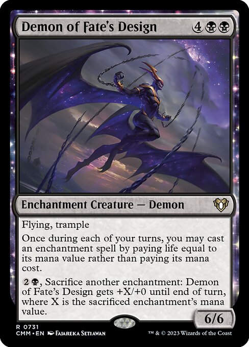 Demon of Fate's Design (cmm) (Commander Deck)