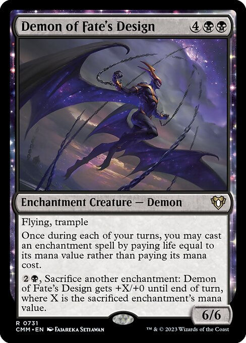 Demon of Fate's Design (cmm) (Commander Deck)