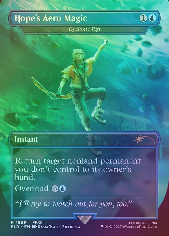 Cyclonic Rift (SLD) (1869) / Borderless / Foil