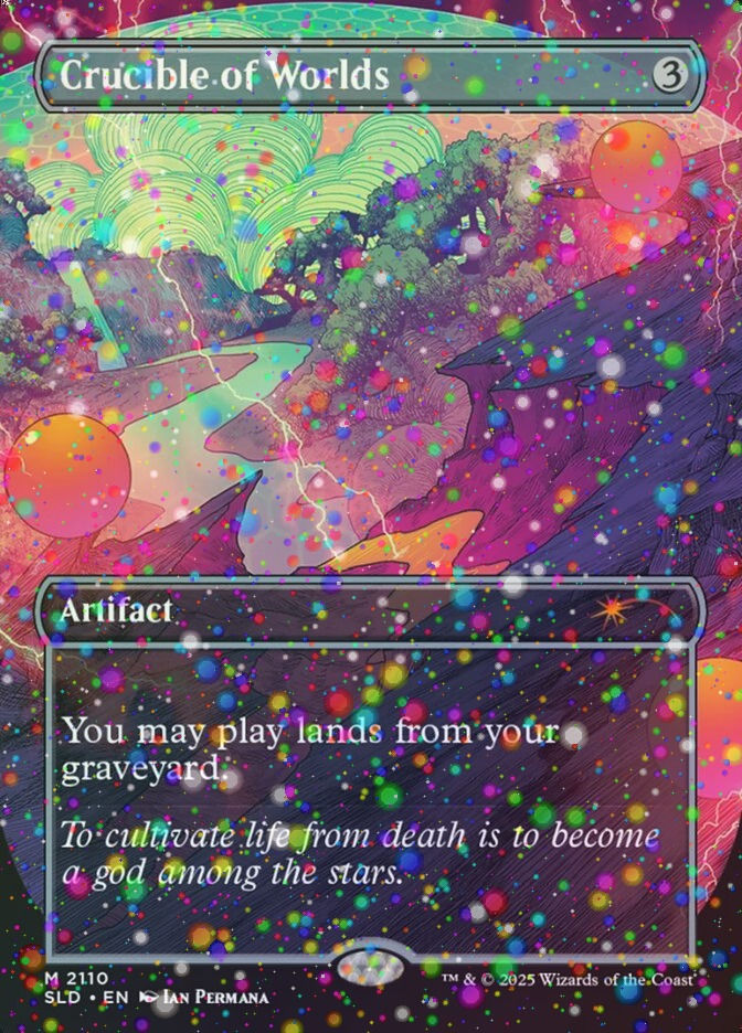 Crucible of Worlds (SLD) (2110) / Borderless / Galaxy Foil