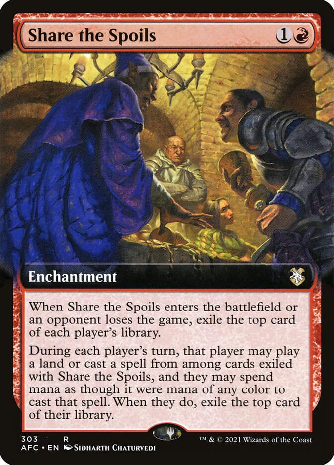 Share the Spoils (AFC) (303) / Extended Art