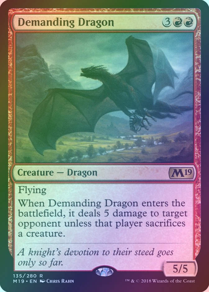 Demanding Dragon (M19) (135) / Foil