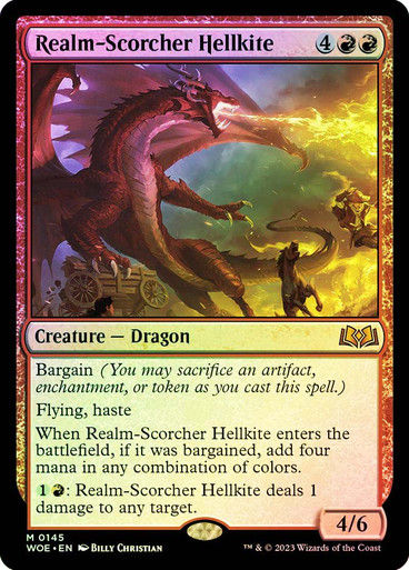 Realm-Scorcher Hellkite (woe) / Foil
