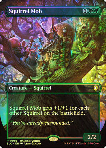 Squirrel Mob (blc) (85) / Borderless Foil