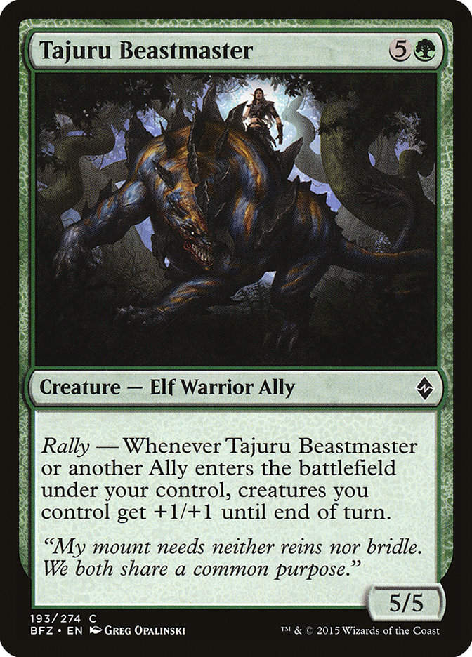 Tajuru Beastmaster (BFZ) (193)