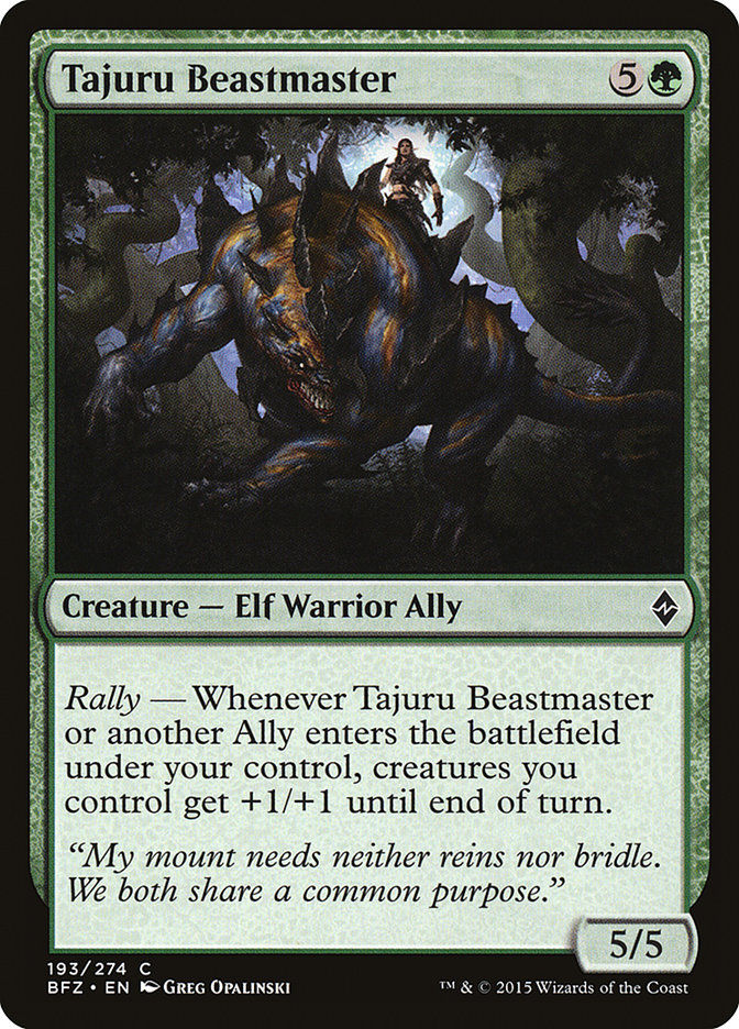 Tajuru Beastmaster (BFZ) (193)