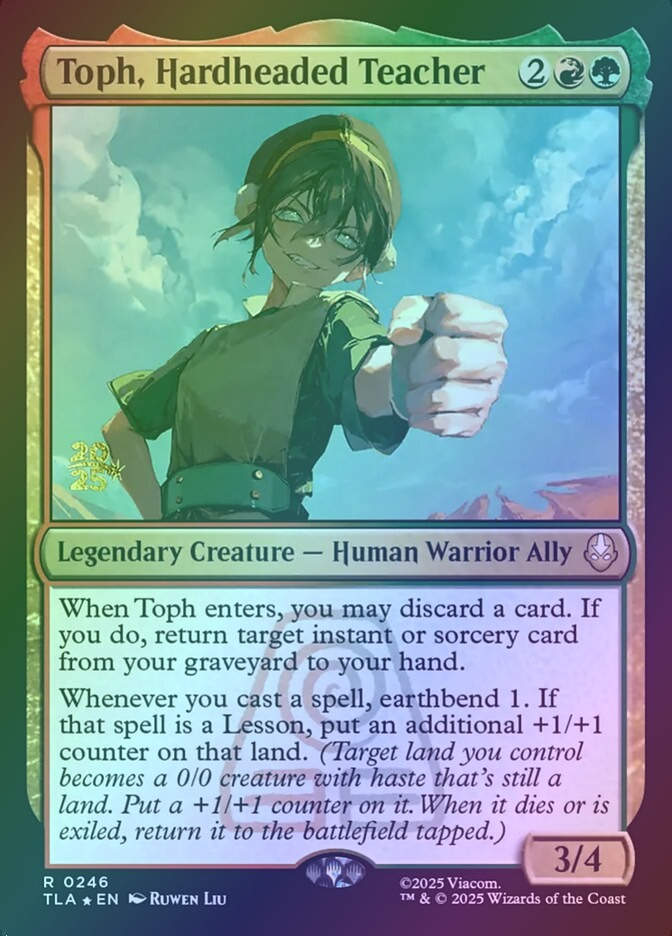Toph, Hardheaded Teacher (PTLA) (246s) / Foil