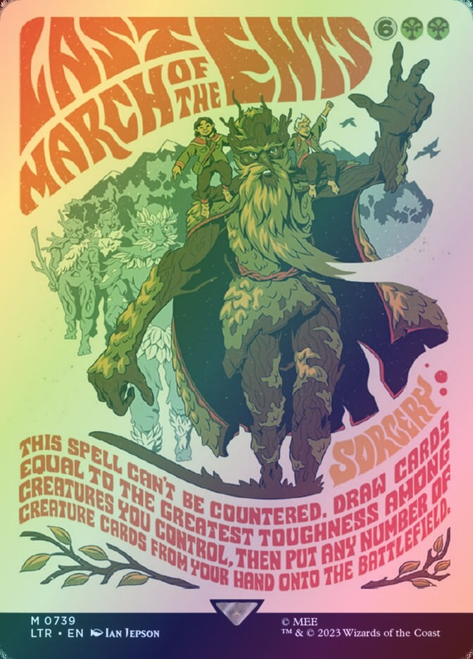 Last March of the Ents (LTR) (739) / Borderless / Foil