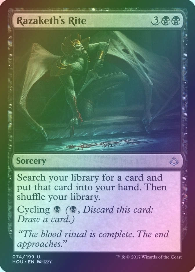 Razaketh's Rite (HOU) (74) / Foil