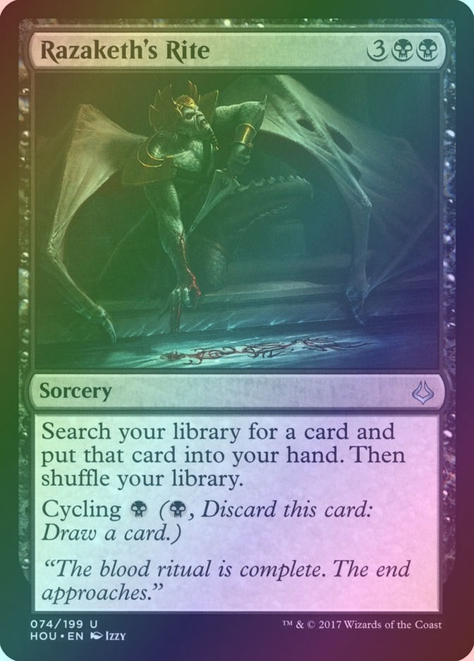 Razaketh's Rite (HOU) (74) / Foil