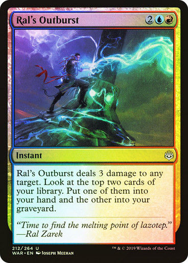 Ral's Outburst (WAR) (212) / Foil