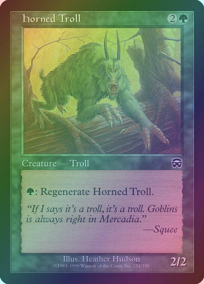 Horned Troll (MMQ) (251) / Foil