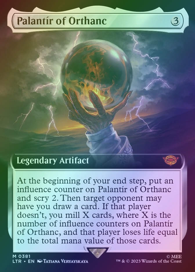 Palantír of Orthanc (LTR) (381) / Extended Art / Foil