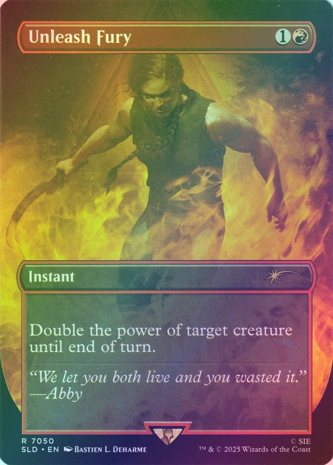 Unleash Fury (SLD) (7050) / Borderless / Foil