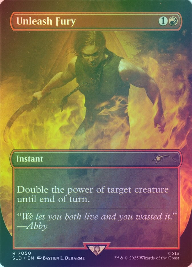 Unleash Fury (SLD) (7050) / Borderless / Foil