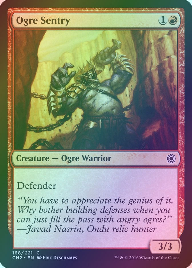 Ogre Sentry (CN2) (168) / Foil