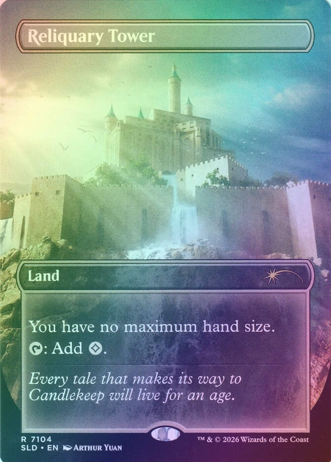 Reliquary Tower (SLD) (7104) / Borderless / Foil
